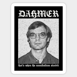 Jeffery Dahmer †††† 90s Style Nihilism Design Sticker